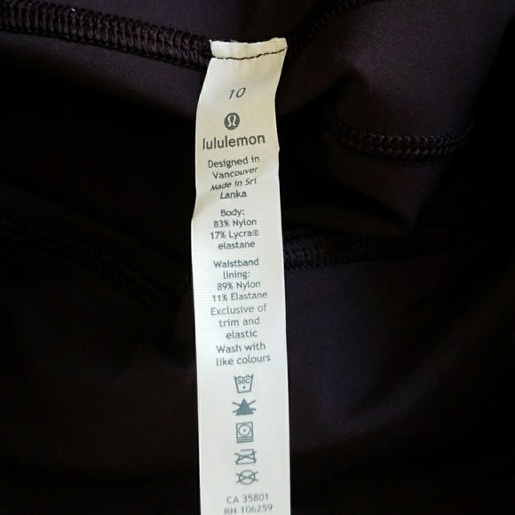 NWOT lululemon Fast And Free Tight Leggings - Picture 4 of 4